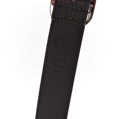 Gucci Calfskin Belt 95 38 Dark Brown 5 of 5