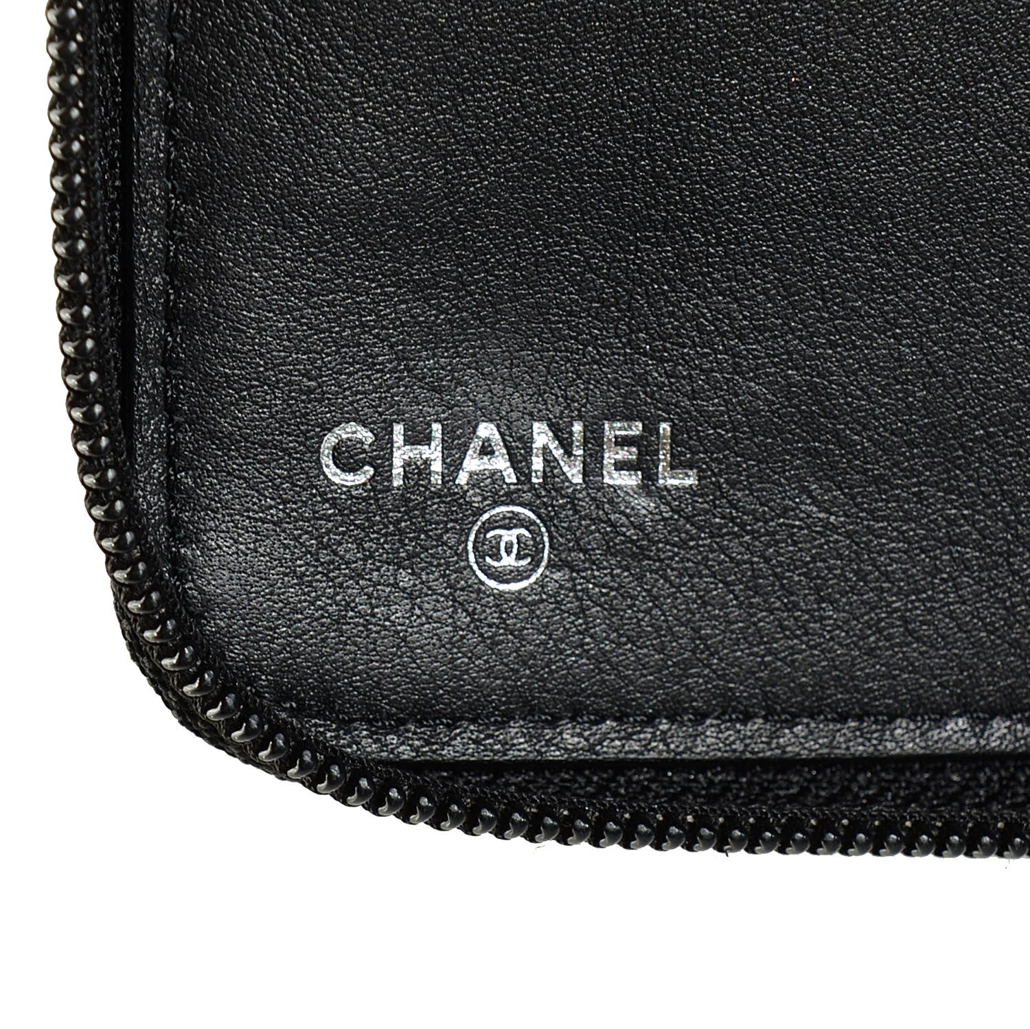 Chanel Caviar Large Timeless CC Zip Around Wallet Black 6 of 8