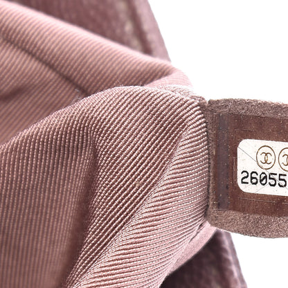 Chanel Metallic Caviar Chevron Quilted Medium Boy Flap Dark Pink 7 of 11