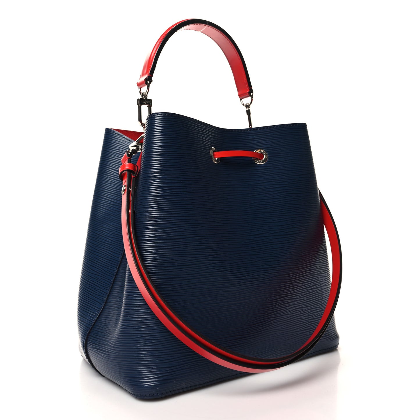 LOUIS VUITTON Epi Neonoe Indigo Coquelicot