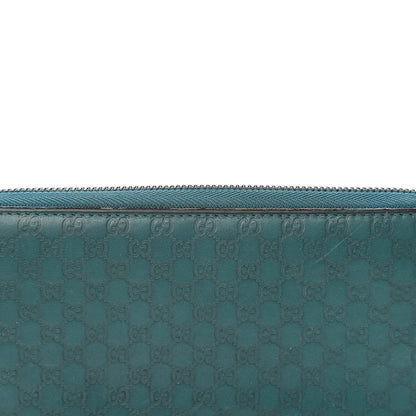 Gucci Microguccissima Zip Around Wallet Deep Cobalt 7 of 8
