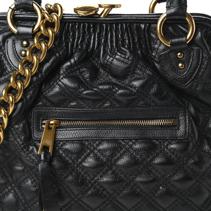 Marc Jacobs Calfskin Quilted Stam Black 10 of 11