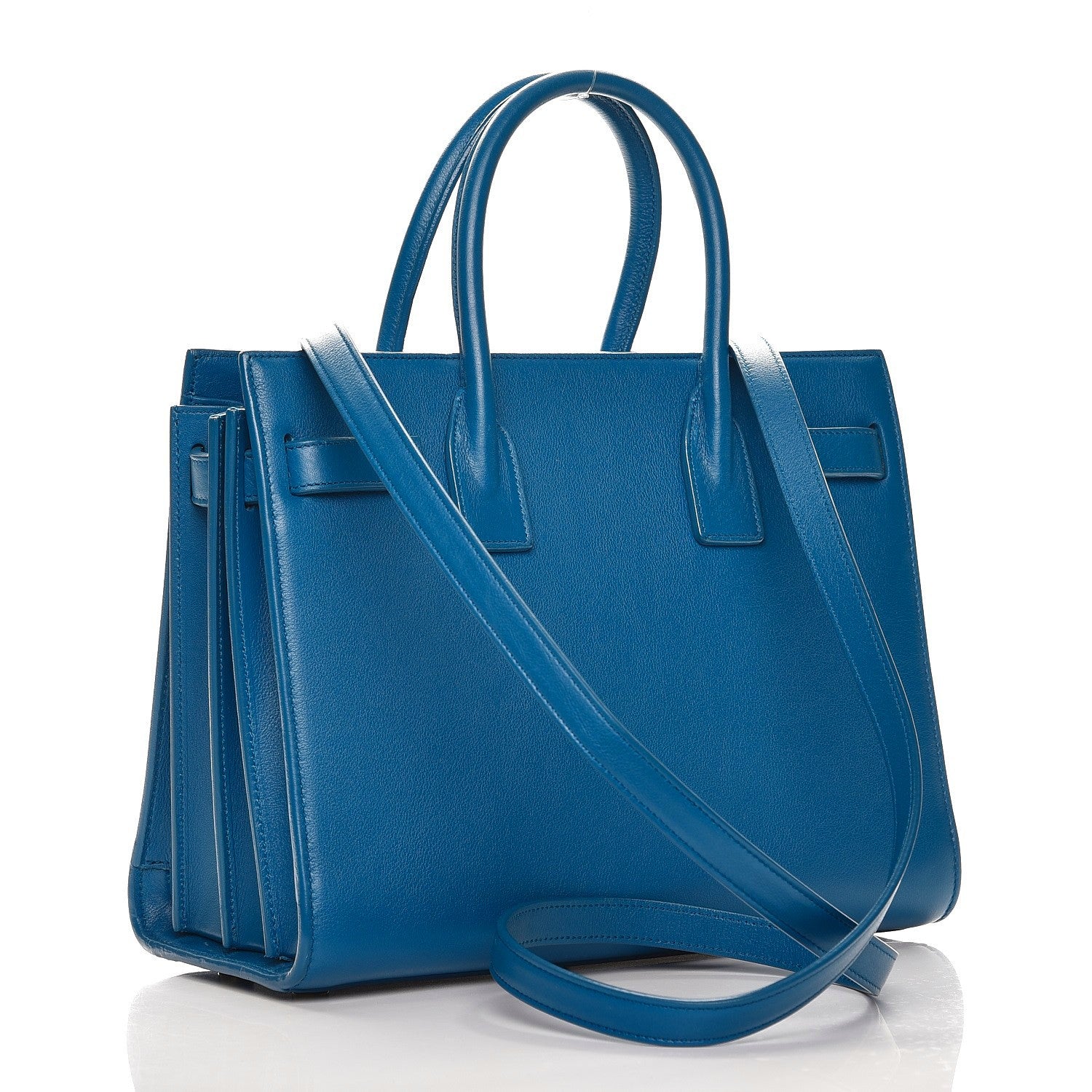Saint Laurent Calfskin Baby Sac De Jour Indigo 4 of 13