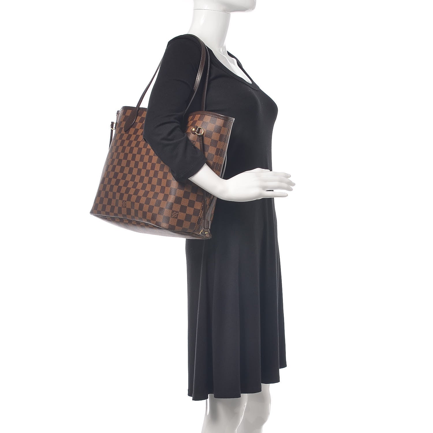 Louis Vuitton Damier Ebene Neo Neverfull MM 2 of 12