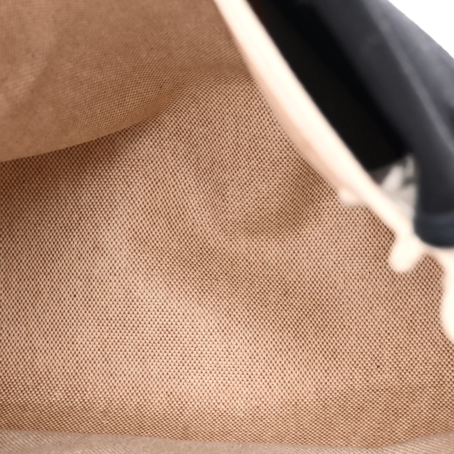 Hermes Toile Vache Calfskin Herbag 30 PM Black Natural 5 of 10