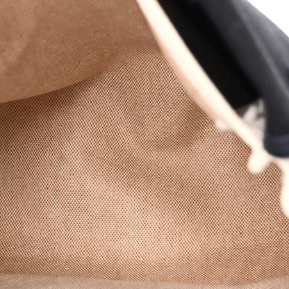 Hermes Toile Vache Calfskin Herbag 30 PM Black Natural 5 of 10