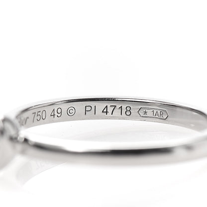 Cartier 18K White Gold Diamond D'Amour Heart Ring 49 4.75 5 of 5