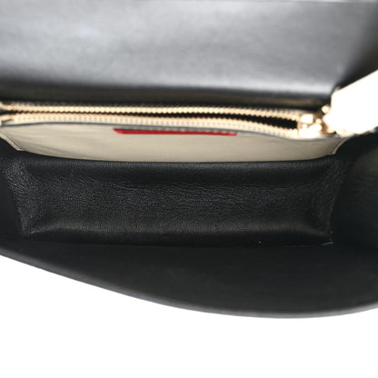 Valentino Garavani Grained Calfskin Small Rockstud Flap Crossbody Bag Light Ivory 5 of 14
