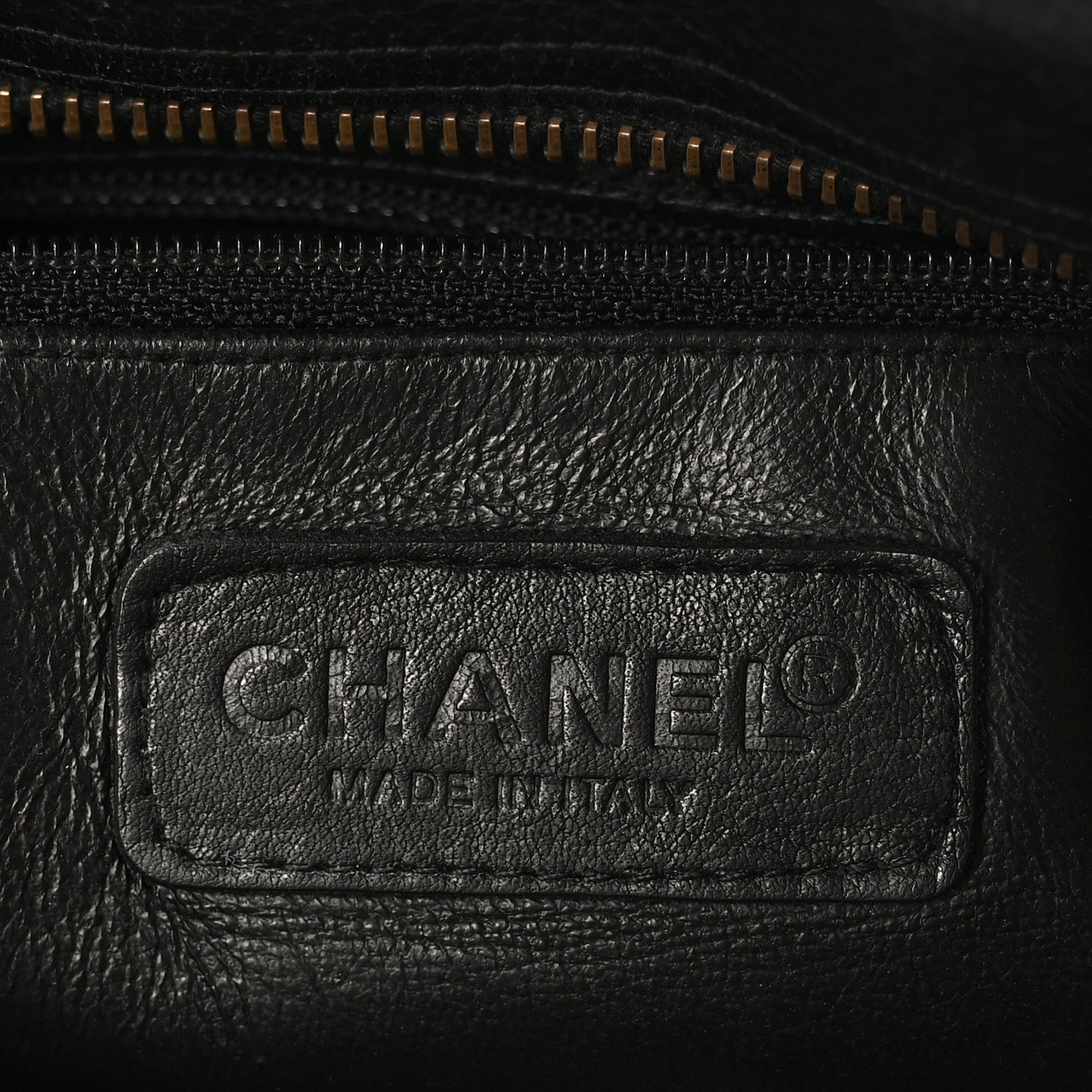 Chanel Caviar Patent Quilted Bowler Black 6 of 9