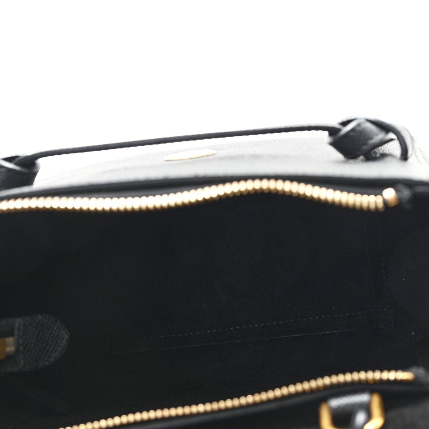 Grained Calfskin Nano Belt Bag Black