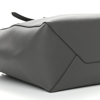 Celine Soft Grained Calfskin Small Belt Cabas Phantom Grey 10 of 11