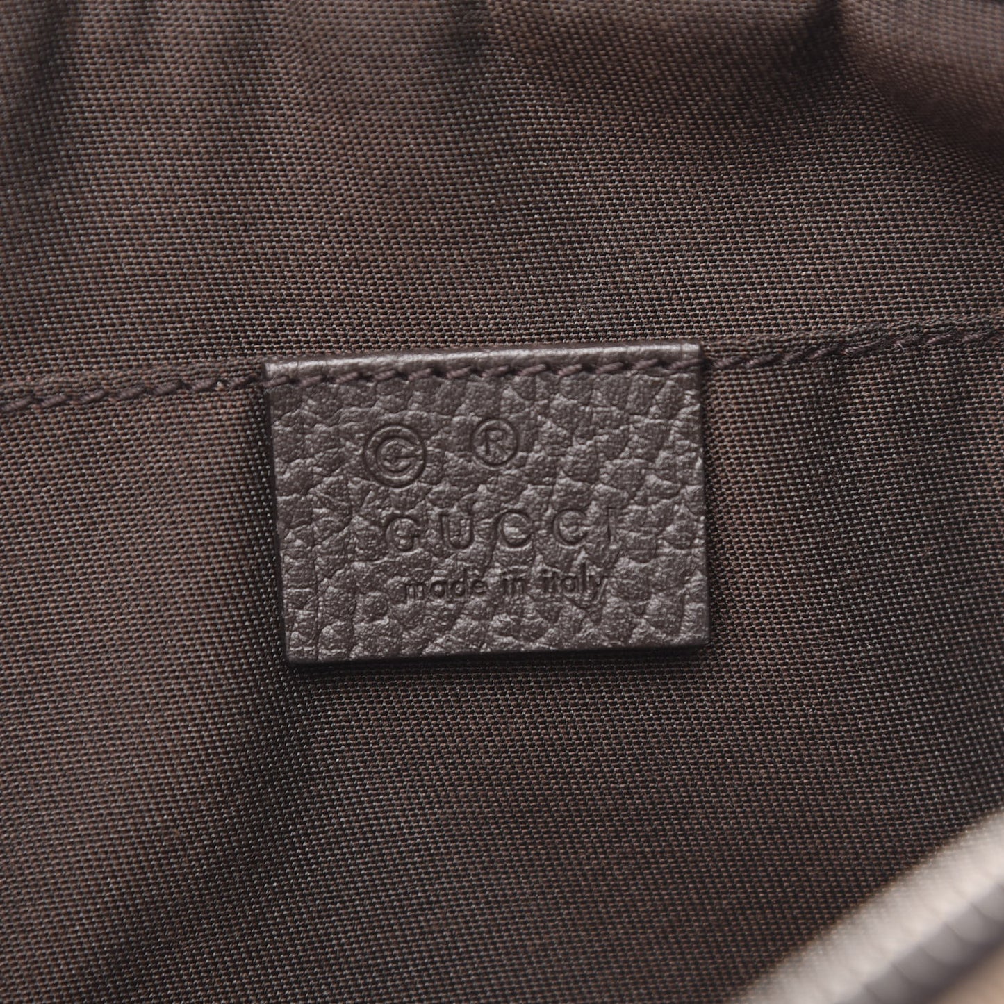 Monogram Belt Bag Dark Brown