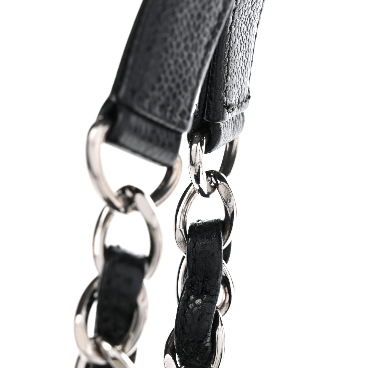 Chanel Caviar Quilted Petit Shopping Tote PST Black 12 of 12