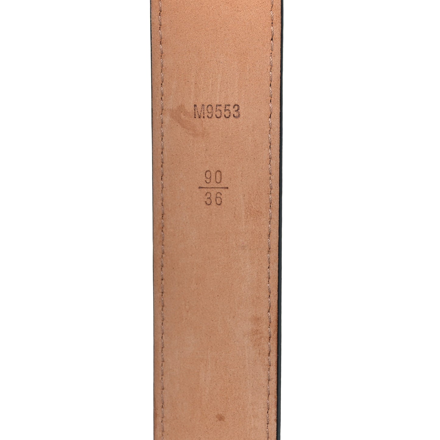 Epi 30mm LV Initiales Belt 90 36 Black