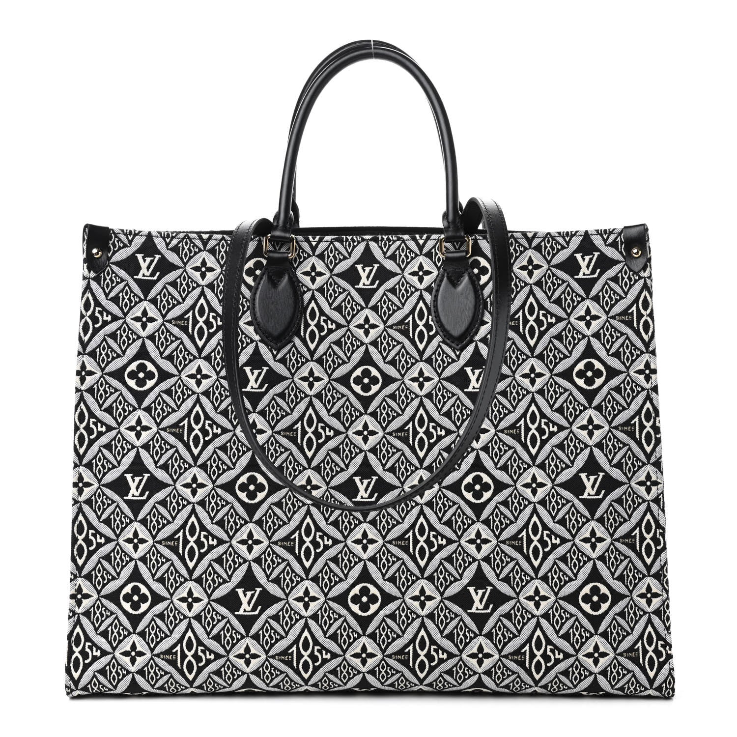Louis Vuitton Jacquard Since 1854 Onthego GM Grey 1 of 8