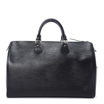 Louis Vuitton Epi Speedy 35 Black 1 of 10