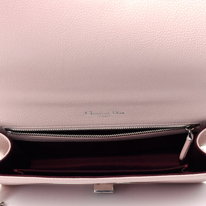 Christian Dior Grained Calfskin Cannage Medium Diorama Flap Bag Rose Poudre 4 of 9