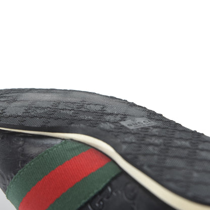 Gucci Guccissima Web Sneakers 6.5 Black 6 of 10