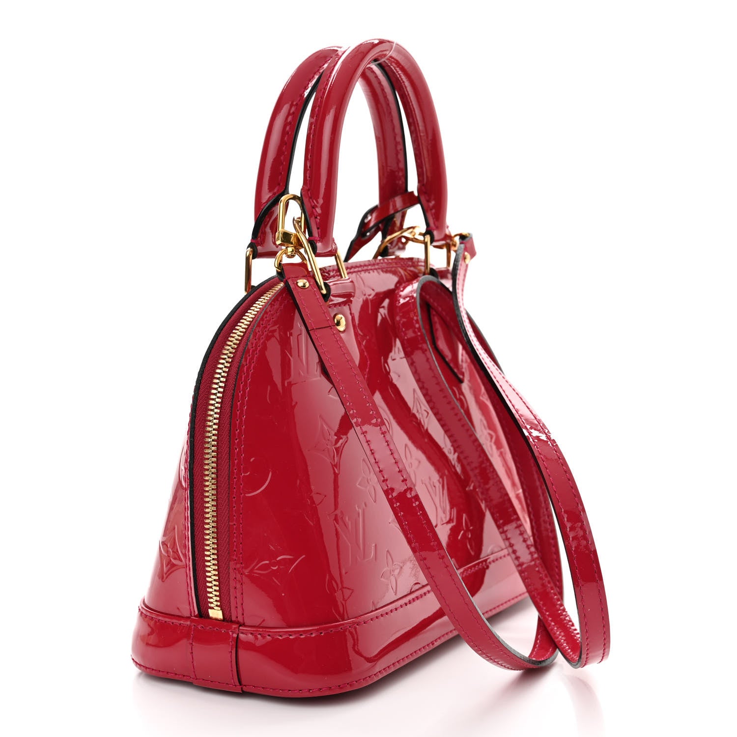 Louis Vuitton Vernis Alma BB Rose Indien 3 of 11