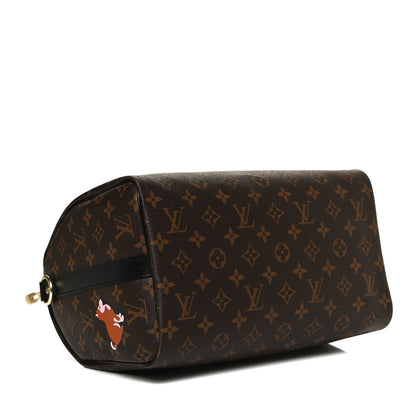 Louis Vuitton Monogram My World Tour Speedy Bandouliere 30 Black 3 of 10