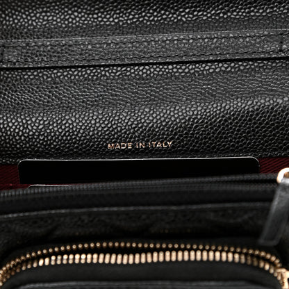 Chanel Caviar Quilted Business Affinity Clutch With Chain Black 8 of 13