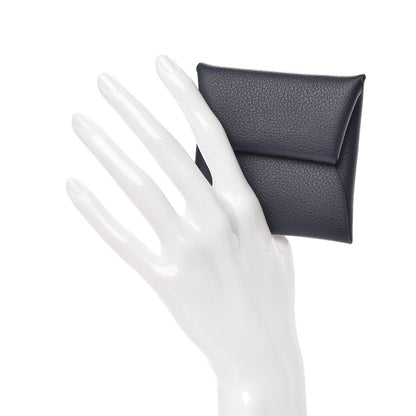 Hermes Evercolor Bastia Coin Purse Bleu Nuit 2 of 7