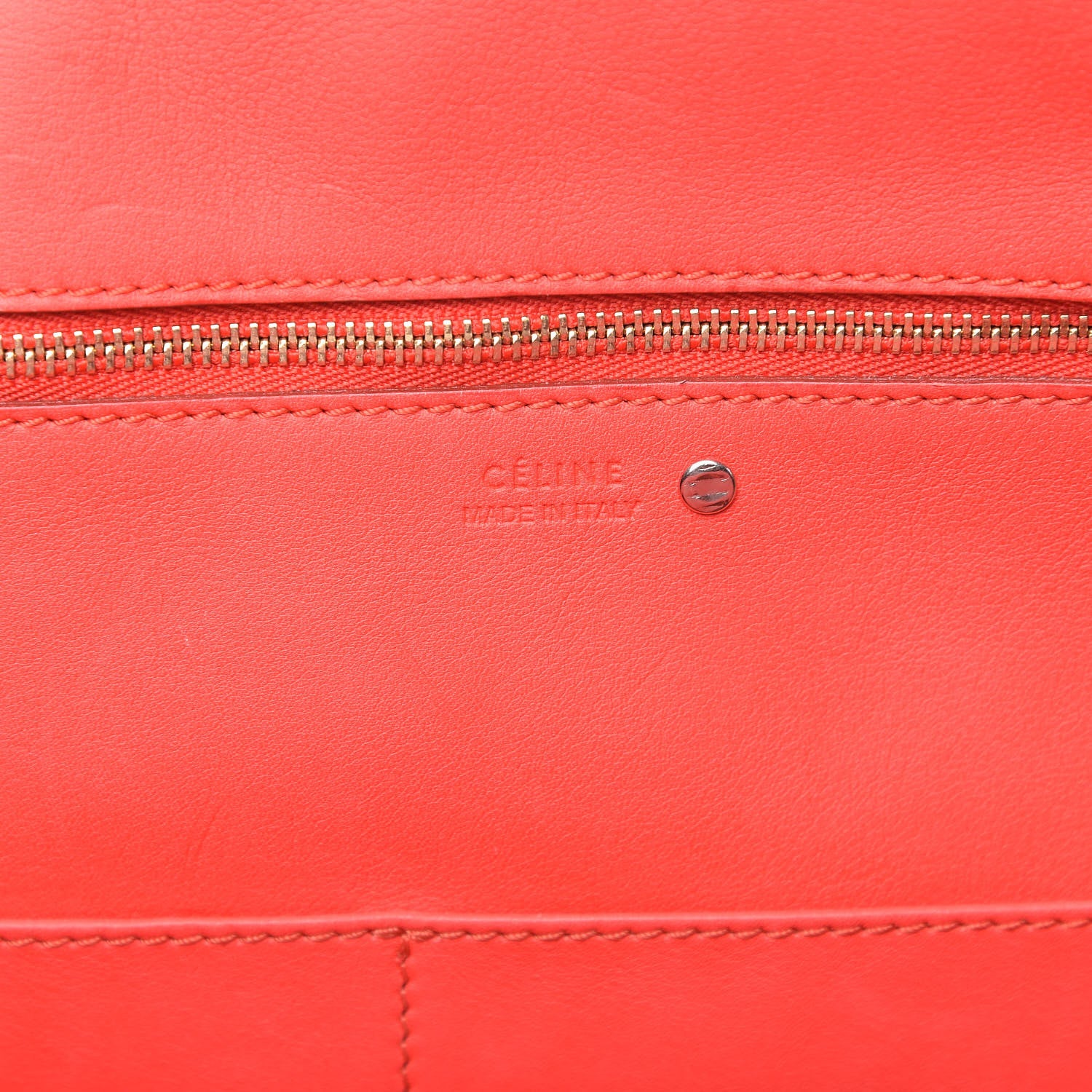 Celine Smooth Calfskin Mini Tie Knot Tote Alizarin 9 of 17