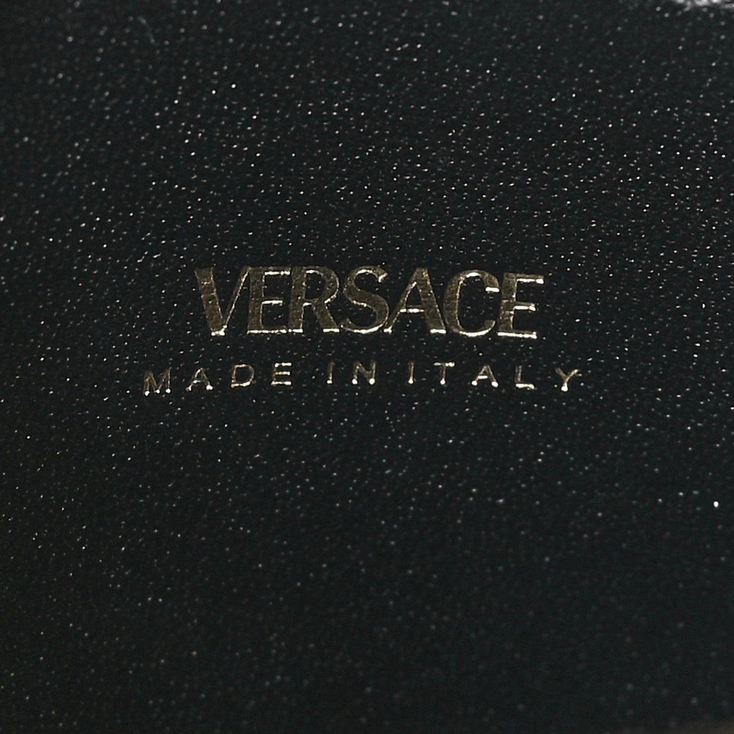 Versace Nappa Quilted Virtus Chain Shoulder Bag Black 6 of 8