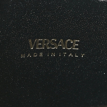 Versace Nappa Quilted Virtus Chain Shoulder Bag Black 6 of 8