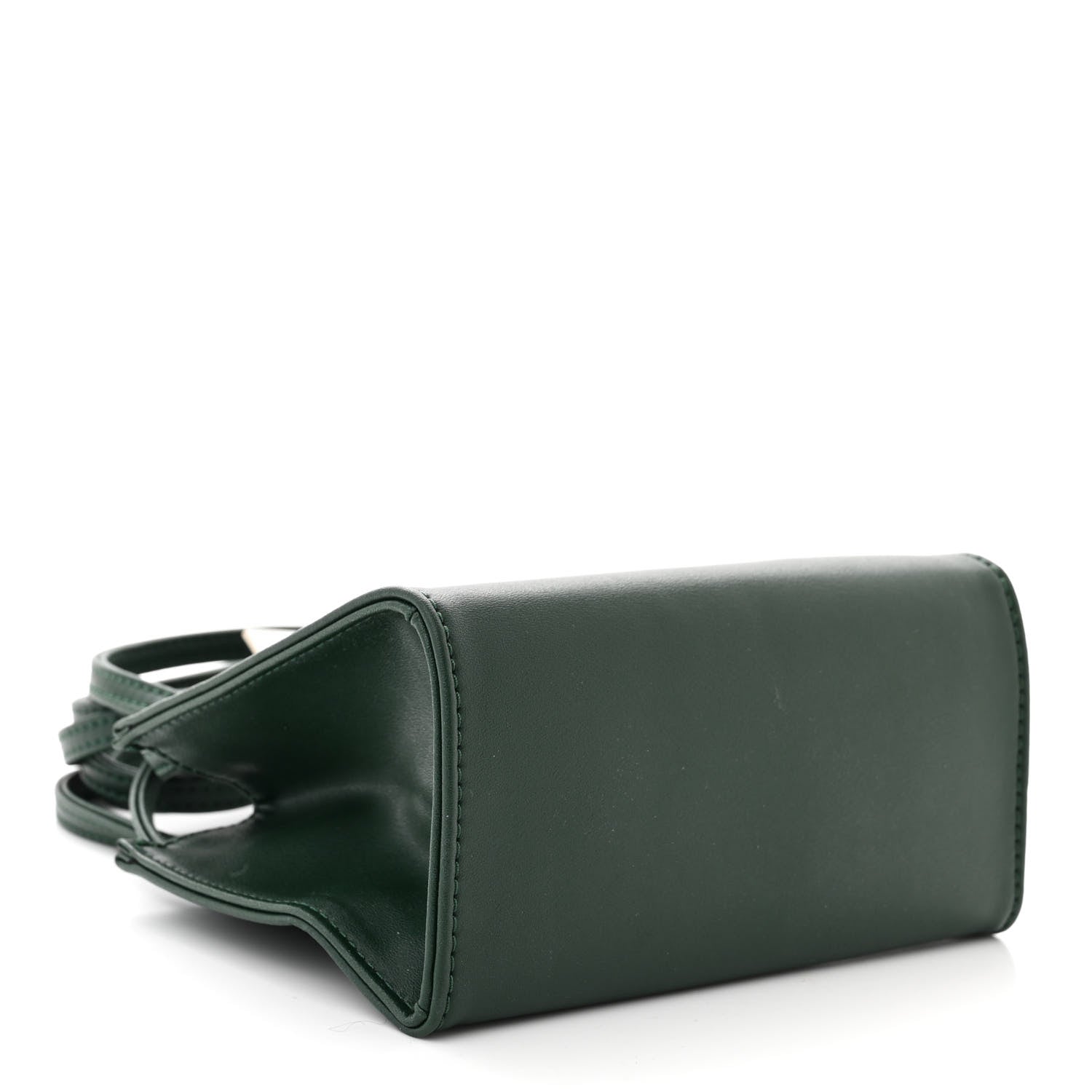 Telfar Vegan Leather Small Shopping Bag Dark Olive 4 of 11