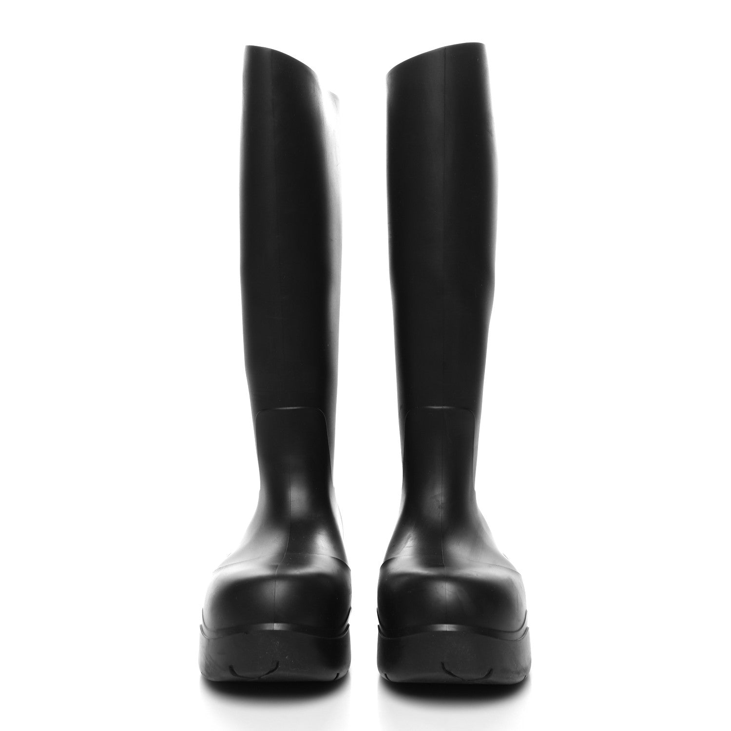 Bottega Veneta Rubber Puddle Knee Boots 40 Black 2 of 8