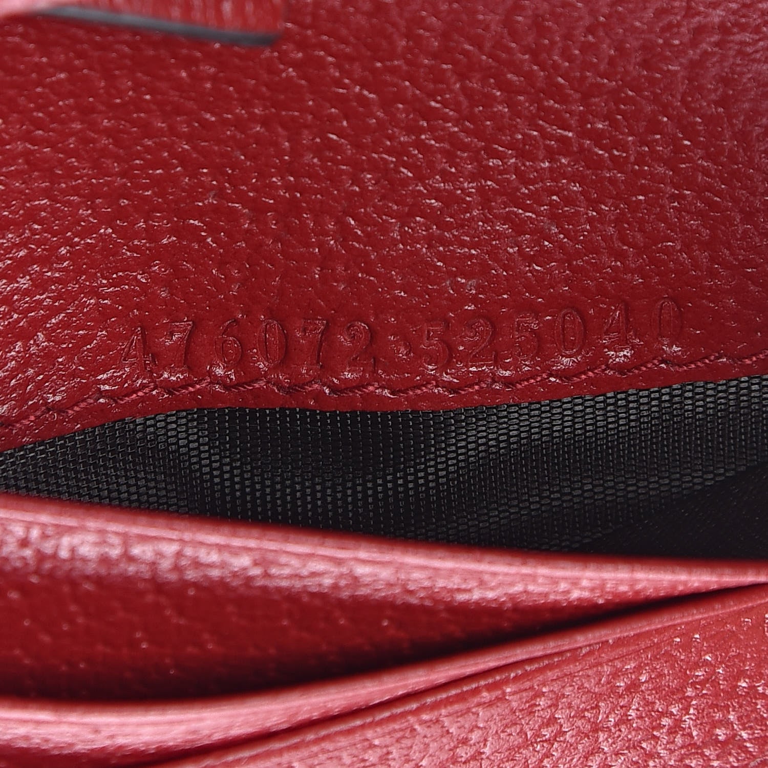 Gucci GG Supreme Monogram Queen Margaret Card Case Red 7 of 8