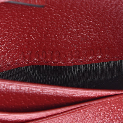 Gucci GG Supreme Monogram Queen Margaret Card Case Red 7 of 8