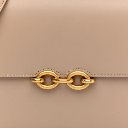 Saint Laurent Smooth Calfskin Le Maillon Satchel Dark Beige 9 of 15