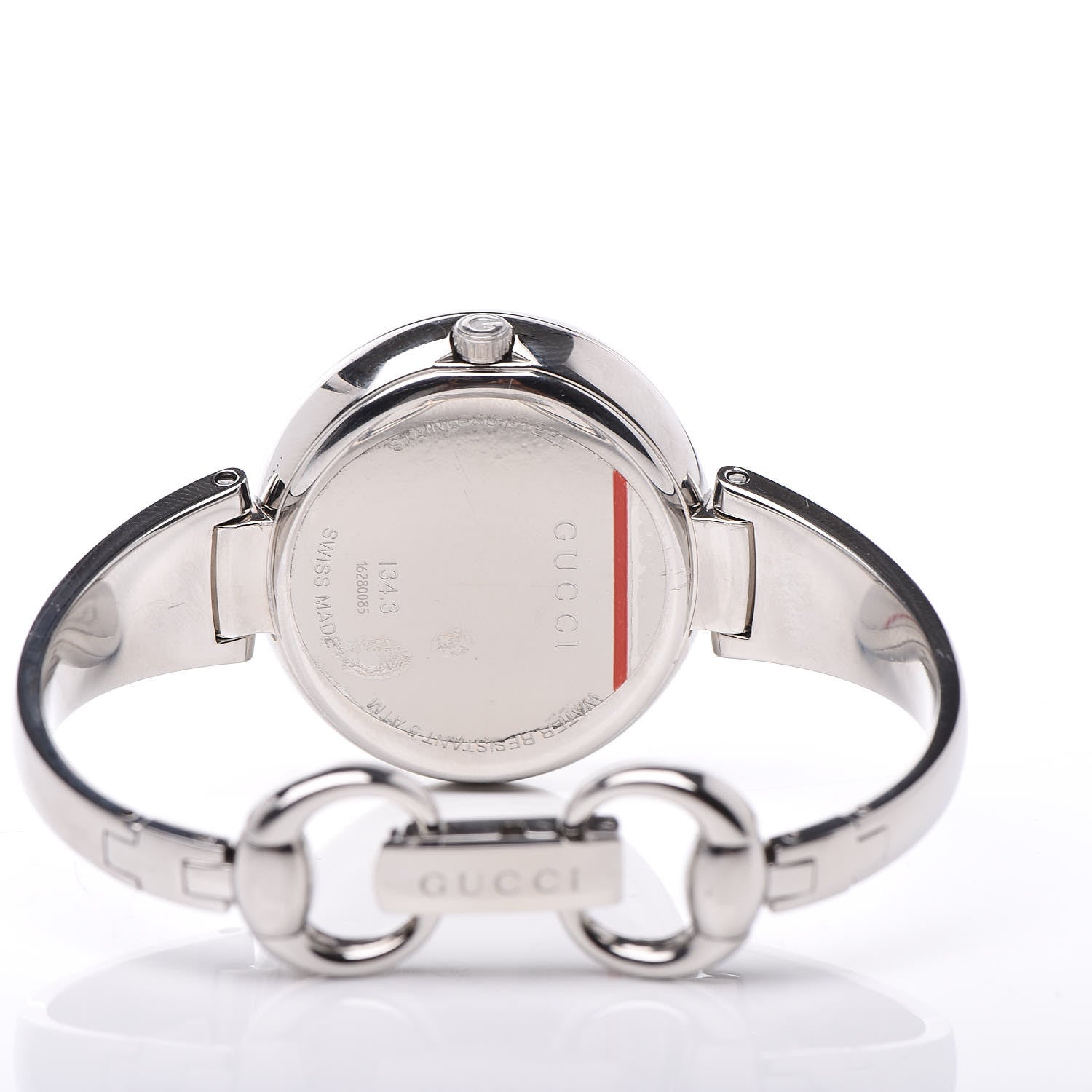 Gucci Stainless Steel 36mm Guccissima Quartz Watch Brown 4 of 6
