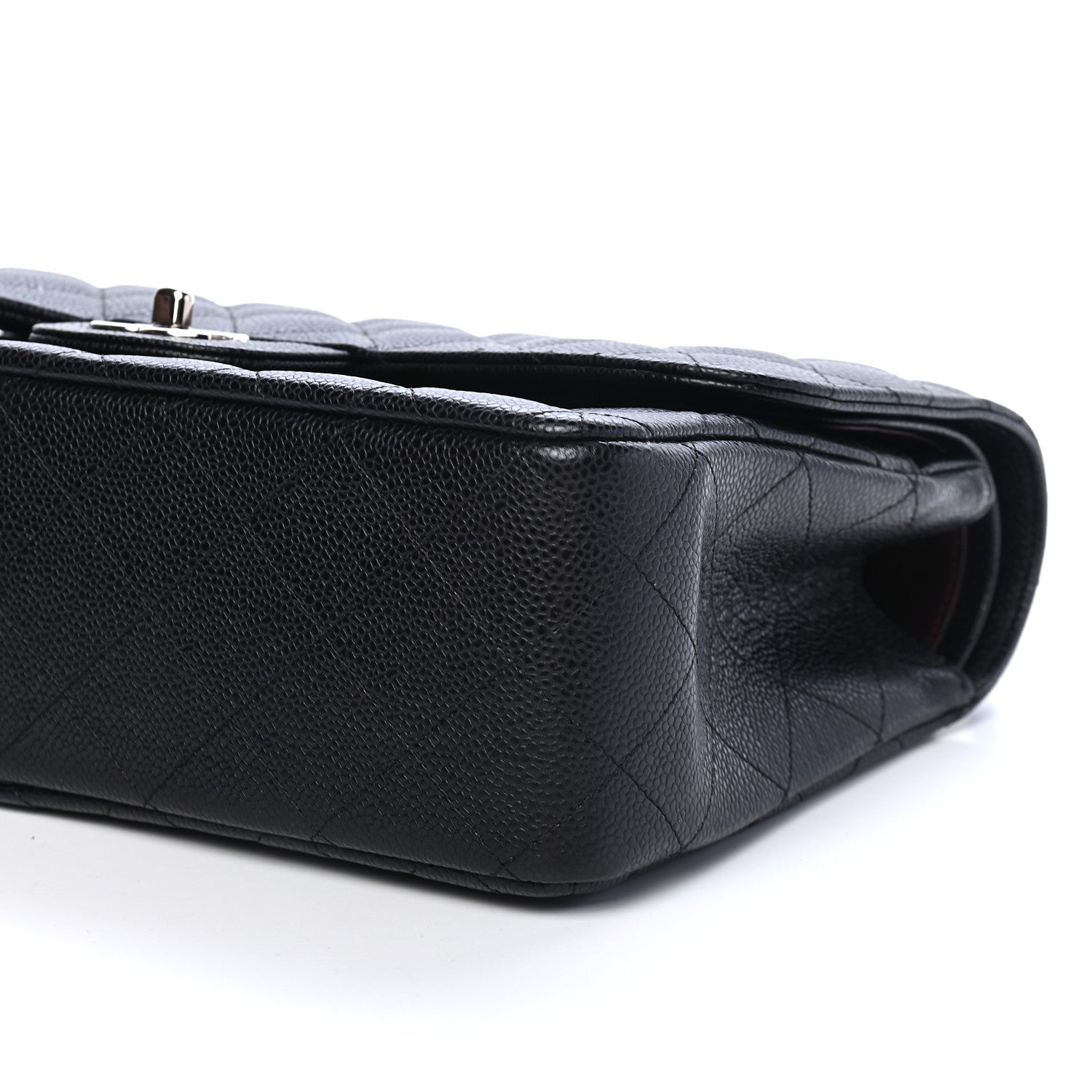Chanel Caviar Quilted Jumbo Double Flap Black 9 of 9