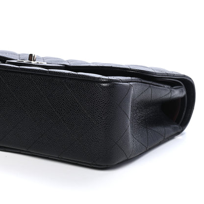 Chanel Caviar Quilted Jumbo Double Flap Black 9 of 9