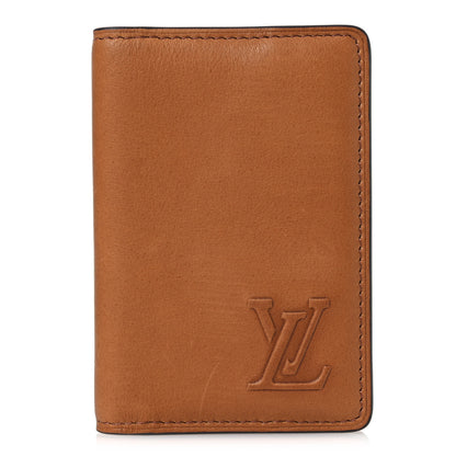Louis Vuitton Cuir Millesime Pocket Organizer Tan 1 of 7
