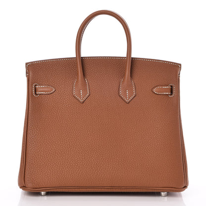 Hermes Togo Birkin 25 Gold 4 of 35