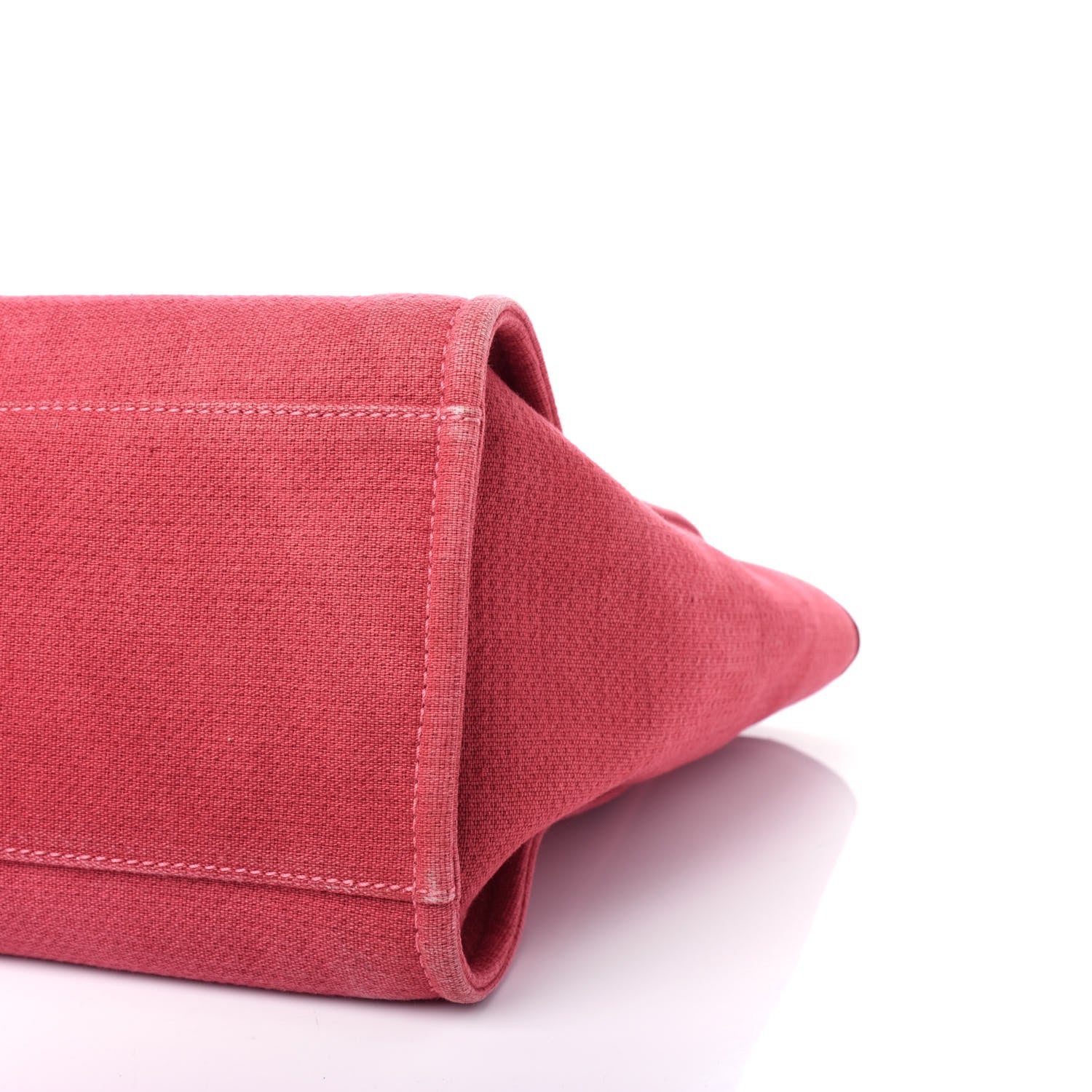 Chanel Canvas Medium Deauville Tote Red 9 of 11