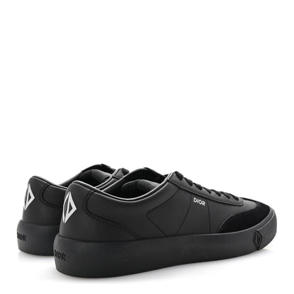 Christian Dior Smooth Calfskin Suede Mens B101 Low Top Sneakers 42.5 Black 5 of 10