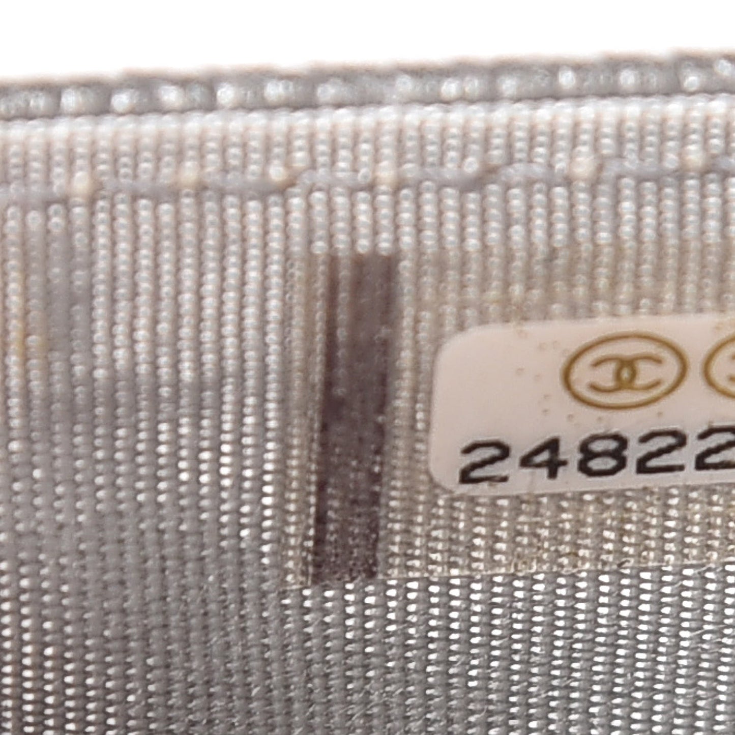 Metallic Caviar Quilted Boy Card Holder Wallet Silver