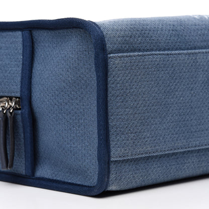 Chanel Denim Deauville Bowling Bag Blue 6 of 11