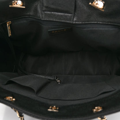 Chanel Caviar Quilted Large Shopping Tote Black 5 of 9