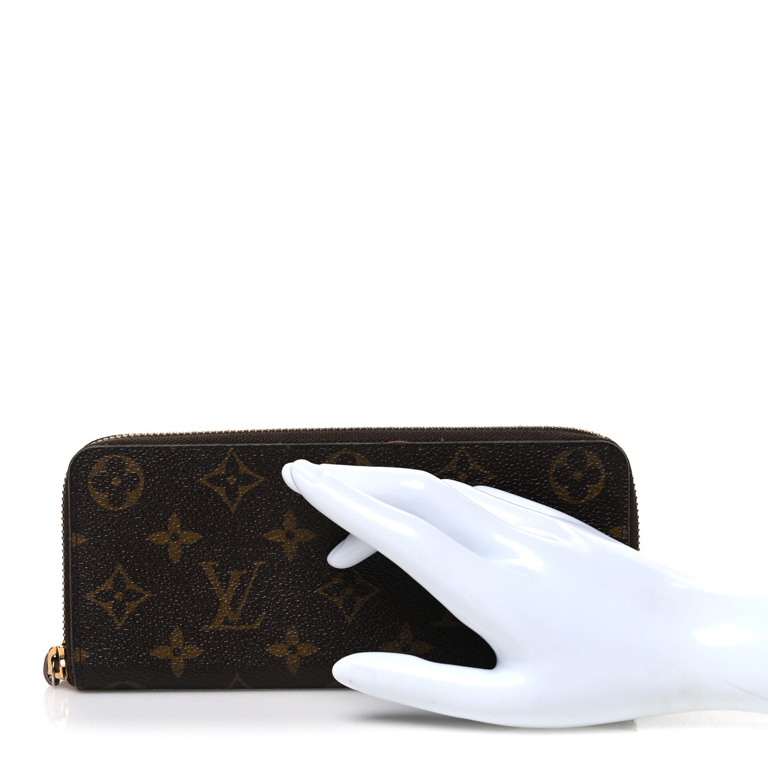 Louis Vuitton Monogram Clemence Wallet Rose Ballerine 2 of 7