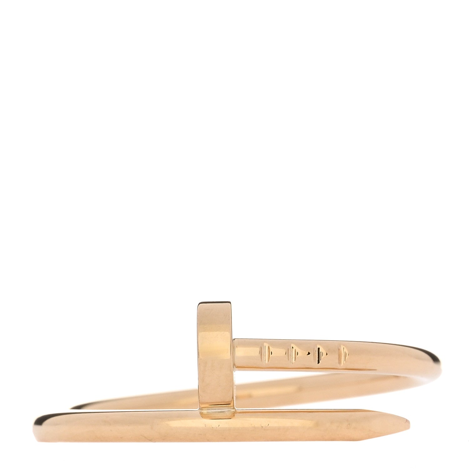Cartier 18K Yellow Gold Small Juste Un Clou Ring 60 9 1 of 5