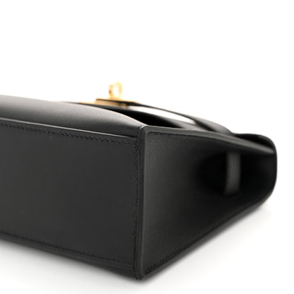Hermes Swift Kelly Pochette Clutch Black 9 of 12
