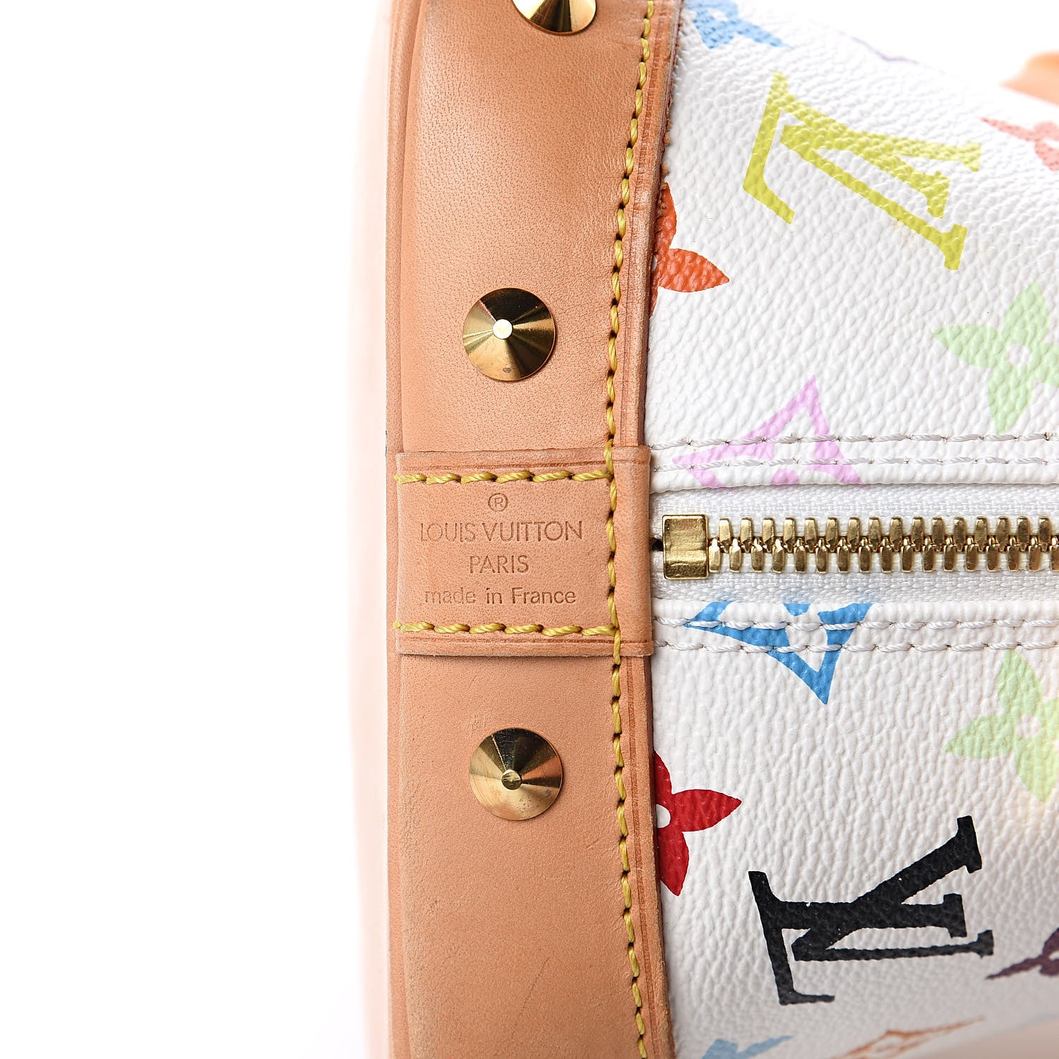 Louis Vuitton Monogram Multicolor Alma White 9 of 15