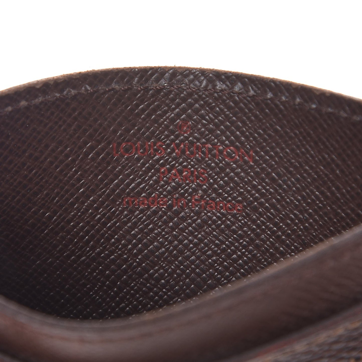 Damier Ebene Simple Card Holder