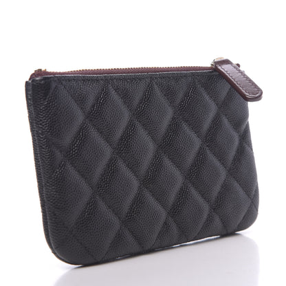 Chanel Caviar Quilted Small Cosmetic Case Black 3 of 8
